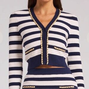 Generation Love - Victoria Stripe Chain Cardigan